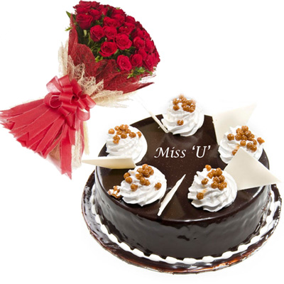 "Heart shape Couple Cake - 4Kgs ( 2 step) - Click here to View more details about this Product